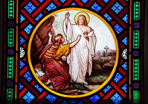Stained-glass windows in churches shine light on Christ's resurrection