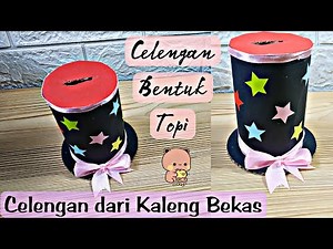 Celengan Dari Barang Bekas Sederhana Tugas Kelas 4 SD Kurikulum Merdeka Kreasi Celengan dari Kaleng