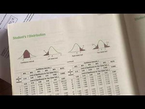 20. The t-Distribution
