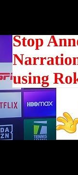 Disable Stop Narration Audio Track on Roku Streaming Movies