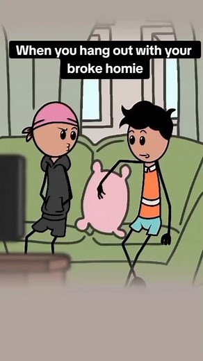 12K views · 116 reactions | When you hang out with your broke homie #relatable #animation #comedy #funny #funnyvideos #skitscomedy #homei #skits #humor | Relatable Animation | Facebook