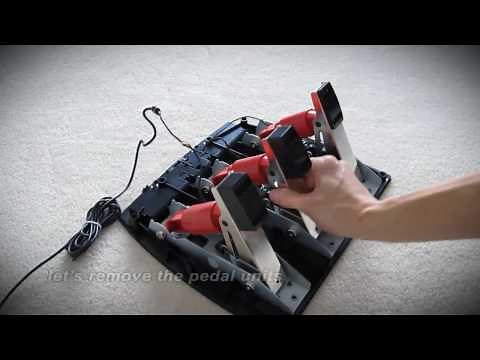 How to reverse mount Logitech G25 / G27 pedals