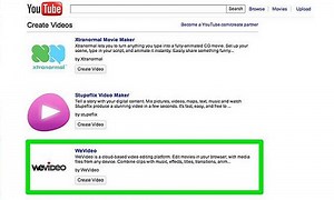 WeVideo Cloud based video editing on YouTube