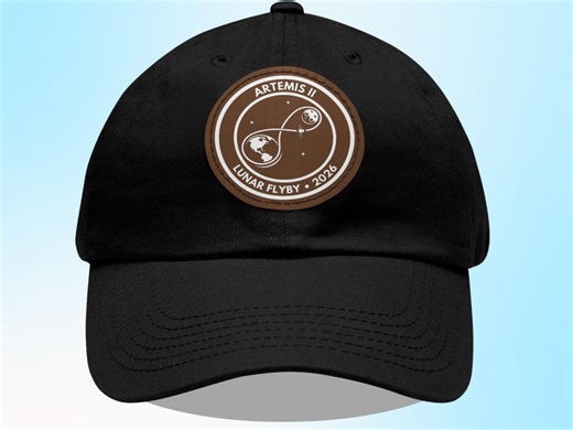 Artemis II Lunar Flyby 2026 Dad Hat - Space Mission Patch Cap, NASA Inspired Spaceflight Hat, Astronomy Gift for Star Nerds - Etsy