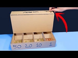 DIY Coin Sorting Machine from Cardboard (with measures)