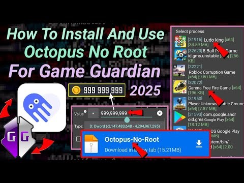How To Install And Use Octopus App For Game Guardian No Root Any Android || 2025