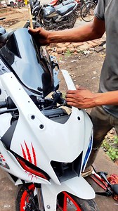 R15 V4 Bubble Visor Modification . . . . . . . . . . .. . . . . . . #trending #r15 #r15v4 #newbike #rider #Ridding #biker #bikelove #instagramreels #trendingaudio #zx10r #r6 #r1 #viral | Ride With Sahensha