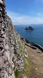The Irish island of Skellig Michael, once relatively little known, was thrust into fame when the precarious steps, cliffs and beehive houses at the top were used as the setting for Luke Skywalker’s isolated hideaway at the end of Star Wars Episode VII: The Force Awakens and, again in Star Wars: The Last Jedi. https://bit.ly/3IYH4hs Shout out to @irishpix on Instagram, go check out their page for more incredible videos! | Atlas Obscura