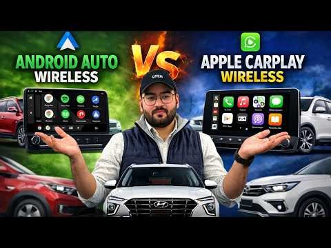 Android Auto vs Apple CarPlay Wireless in Creta E Model | Creta E Model Modification