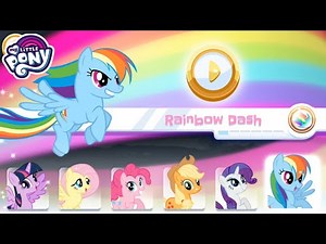 My Little Pony Rainbow Runners, Epic Color Rush 🦄 RAINBOW DASH: Dashes and smashes through obstacles
