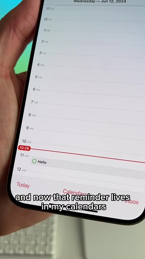 Apple Calendar meets Apple Reminders in iOS 18 📅🤝⭕️📱 New feature in iOS 18 that lets you create reminders within the calendar app! #ios18 #apple #ios #applecalendar #applereminders