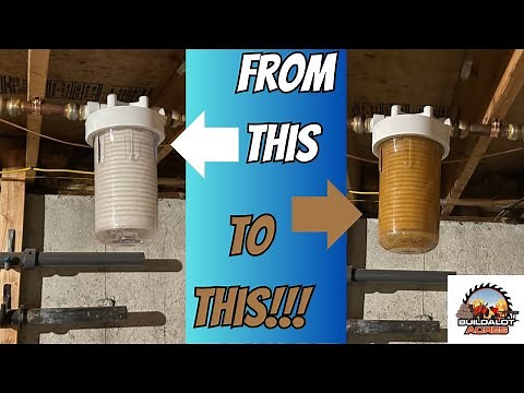 How to install a whole house sediment filter!!!