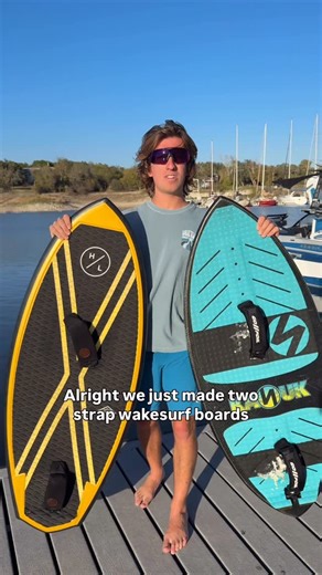 Motion Sickness on Instagram: "Testing Homemade Strap Wakesurf Boards 🏄🏻‍♂️"