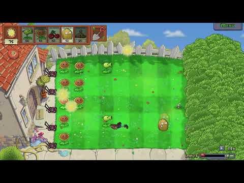 Level 1-6 | Day | Plants vs Zombies Replanted | 8K HDR