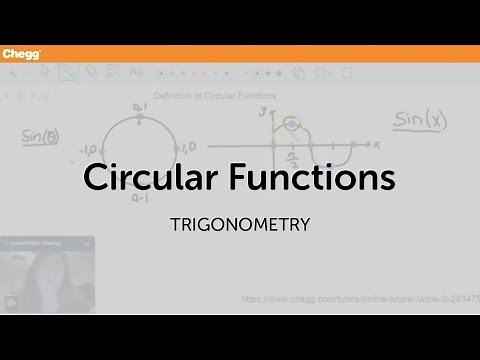 Circular Functions | Trignometry | Chegg Tutors