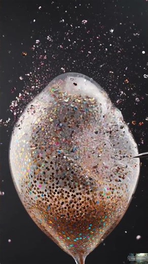 Glitter Balloon Pop in Slow Motion ✨ So Satisfying to Watch!