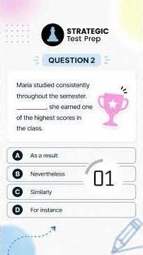 Think you know your SAT transitions? Put your skills to the test! 🔥
