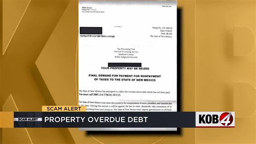 State of New Mexico warns of scam property tax letter