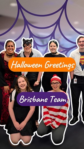 2.1K views |  More Halloween greetings (and fabulous costumes!) from our Brisbane team!  Say hello to the friendly faces behind the support you receive daily from QLD - bringing care, connection, and a little spooky spirit to the day.  Share your Halloween looks and tag us @healthcare.australia - we’d love to see your costumes! ✨ #HealthcareAustralia #HCATeam #HalloweenFun #WhereCareBegins | Healthcare Australia | Facebook