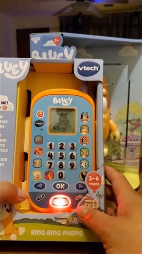 TRY ME! ASMR! VTECH BLUEY PHONE NEW AT WALMART! #amazing #asmr #new #walmart #toys #short #viral