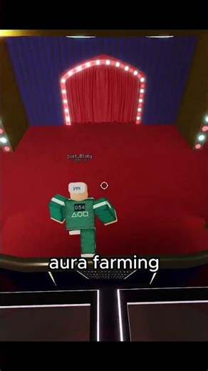 Aura Farming in squid game roblox