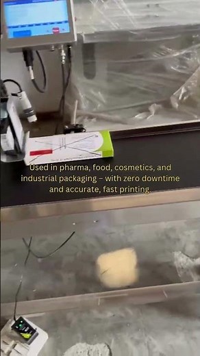 High-Speed Inkjet Printer for Packaging Line | Date & Batch Coding Demo 🖨️🔥