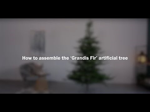 Everlands How to assemble the Grandis Fir artificial tree