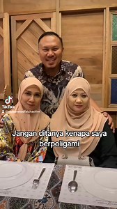 1.1K views · 361 reactions | Jangan ditanya kenapa saya berpoligami. Semua itu adalah ketentuan dan jodoh yang telah tertulis. Yang penting tangungjawab tak pernah sesekali diabaikan.. | Muhammad Faiz Hashim | Facebook