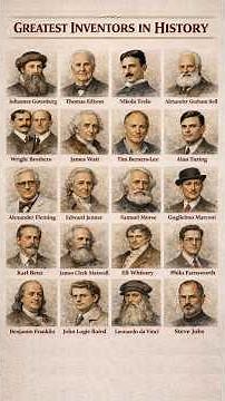 Greatest Inventors in History ⚙️ | Genius Minds That Shaped the World | #shorts