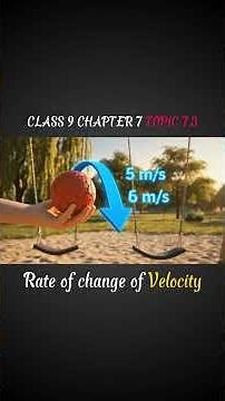 Rate of Change of Velocity | Class 9 - Chapter 7 Topic 7.3 | Acceleration & Deceleration Made Easy