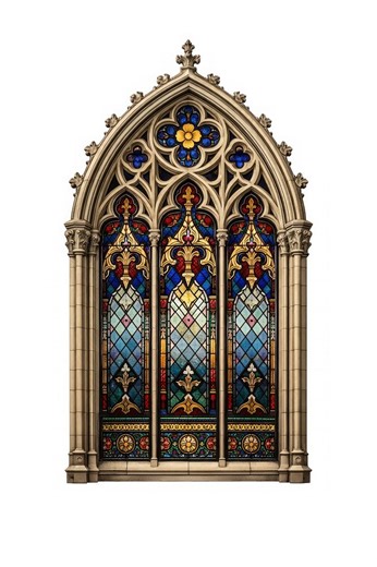 Download free image of Gothic stained glass window art. by Pinn about patterns, art, vintage, logos, and medieval 26597988