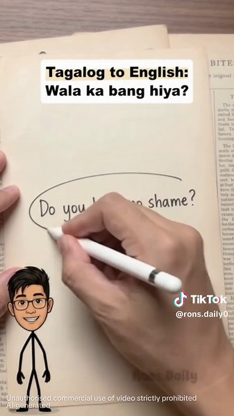 Tagalog to English Translations for Daily Expressions
