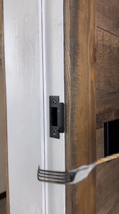 Fork turned to secure lock | Crafty Panda