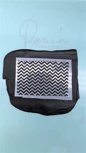 Stunning Pink Foil Chevron Jewelry Design