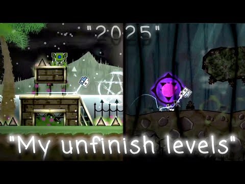 My unfinish levels "CrEpPpY" (geometry dash) 