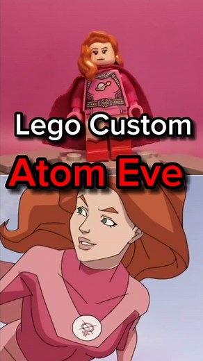 Lego Custom Atom Eve #invincible #lego #tiktokpromote #Atomeve #minifigure #customminifigures