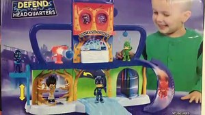 PJ Masks Headquarters Playset w Catboy Figure Lights Sounds || Keith's Toy Box