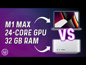 SURPRISING RESULTS? Mac Studio M1 Max -VS- MacBook Pro M1 Max