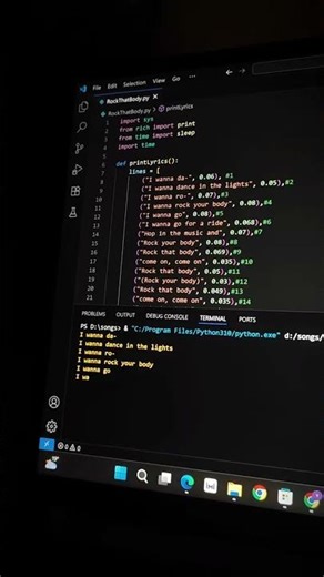 I wanna da-... #python #pythonprogramming #shorts
