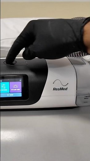 Quick Resmed AS11 machine set up #cpap #sleep