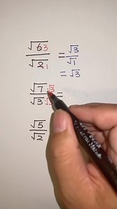 dividing radical | square roots #radical #squareroot #algebra #reels | Math Tricks