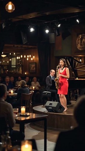 Smooth Jazz Night 🎷 Live Saxophone in a Cozy Café