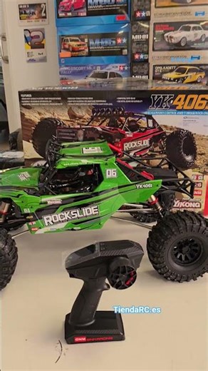Yikong Rock Crawler Rock Slide 1/6 4WD Green