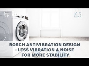 Bosch AntiVibration Design - Less Vibration & Noise for More Stability