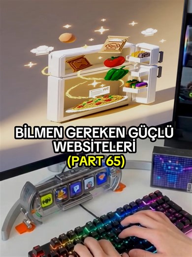 BİLMEN GEREKEN GÜÇLÜ WEBSİTELERİ (PART 65) Öğrenci evinde hayat kurtaran o site! 🍜 Dolapta ne kaldıysa seç, tarifini al. Kaydetmeyi unutma! 🙌 #techtok #tarif #pratikyemekler #supercook #hayatkolaylaştırıcı #fyp