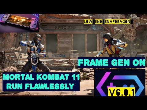Gamehub latest V6.0.2| mortal kombat 11 with frame gen 