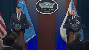 213K views · 7.6K reactions | FULL PENTAGON BRIEFING: Defense Secretary Pete Hegseth and Joint Chiefs of Staff chairman Dan Caine hold a press conference following President Donald Trump's decision to strike three nuclear sites in Iran. | Sean Hannity | Facebook