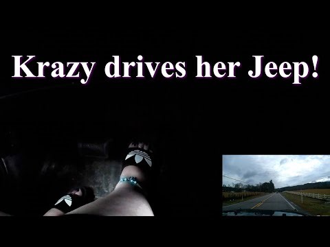 Relaxing Country Drive ASMR | Jeep POV Driving in Adidas Slides | Calm Pedal Control