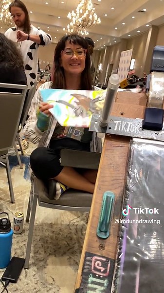 I got to draw @ninjasketch she’s so awesome ✨🤘🏾✨