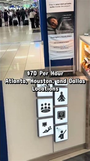 ✈️ 🛌 you can sleep at the #airport now for $70 an hour. Please comment other locations below!